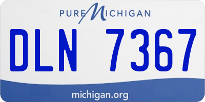 MI license plate DLN7367