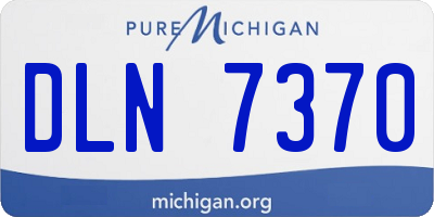 MI license plate DLN7370