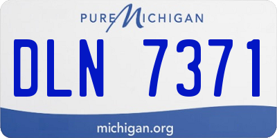 MI license plate DLN7371