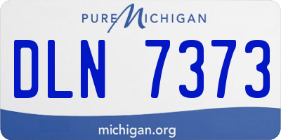 MI license plate DLN7373