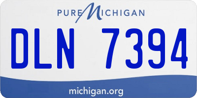 MI license plate DLN7394