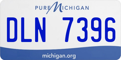 MI license plate DLN7396