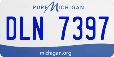 MI license plate DLN7397