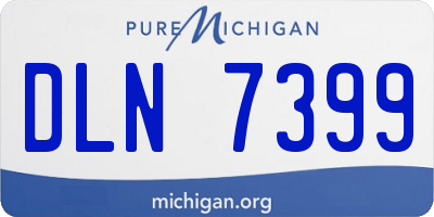 MI license plate DLN7399