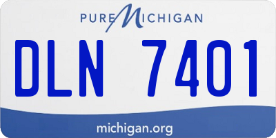 MI license plate DLN7401