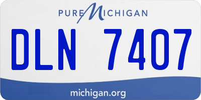 MI license plate DLN7407