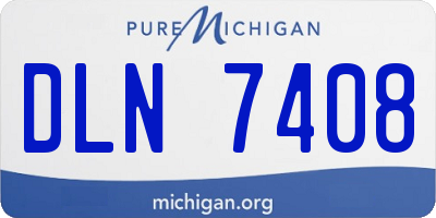 MI license plate DLN7408