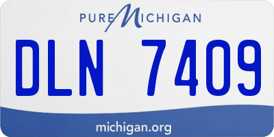 MI license plate DLN7409