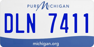 MI license plate DLN7411