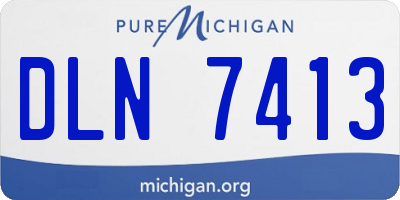 MI license plate DLN7413