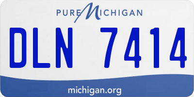 MI license plate DLN7414