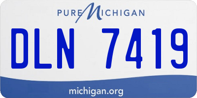 MI license plate DLN7419