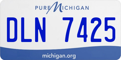 MI license plate DLN7425