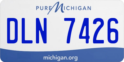 MI license plate DLN7426