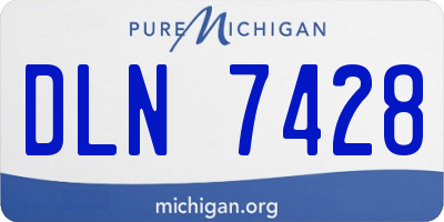 MI license plate DLN7428