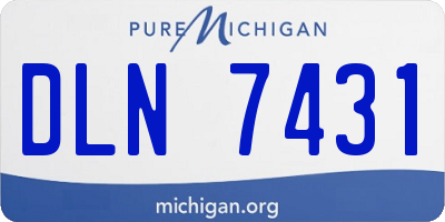 MI license plate DLN7431