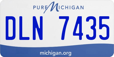 MI license plate DLN7435