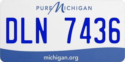 MI license plate DLN7436