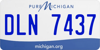 MI license plate DLN7437