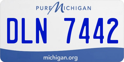 MI license plate DLN7442