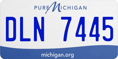 MI license plate DLN7445