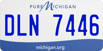 MI license plate DLN7446