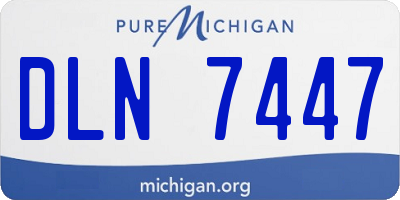 MI license plate DLN7447