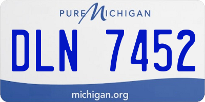 MI license plate DLN7452