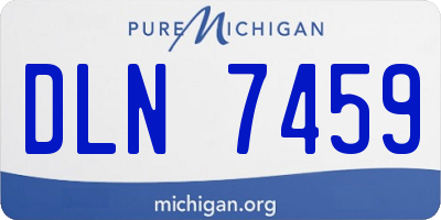 MI license plate DLN7459