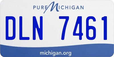 MI license plate DLN7461