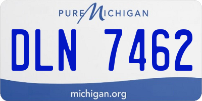 MI license plate DLN7462