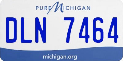 MI license plate DLN7464