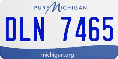 MI license plate DLN7465