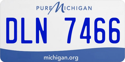 MI license plate DLN7466