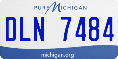 MI license plate DLN7484