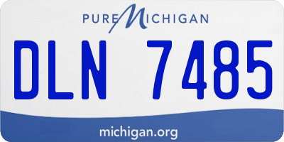 MI license plate DLN7485