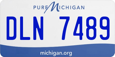 MI license plate DLN7489