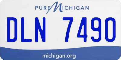 MI license plate DLN7490