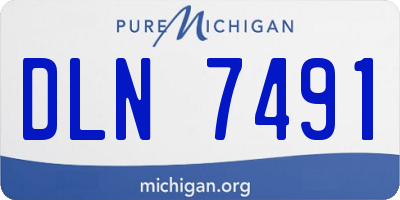 MI license plate DLN7491