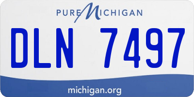 MI license plate DLN7497