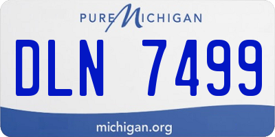 MI license plate DLN7499