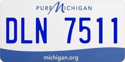 MI license plate DLN7511