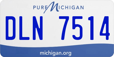 MI license plate DLN7514