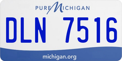 MI license plate DLN7516