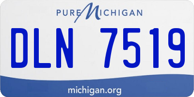 MI license plate DLN7519