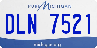 MI license plate DLN7521