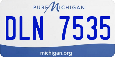 MI license plate DLN7535