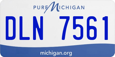 MI license plate DLN7561