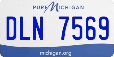 MI license plate DLN7569