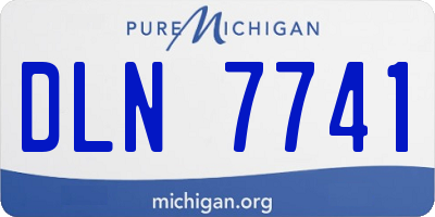 MI license plate DLN7741